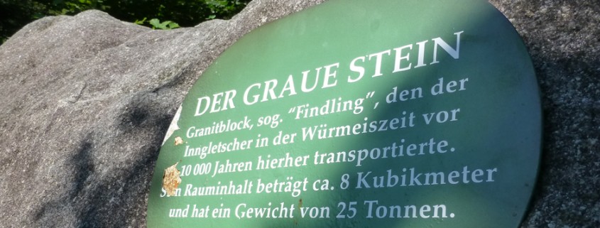 Der Graue Stein in Oberaudorf